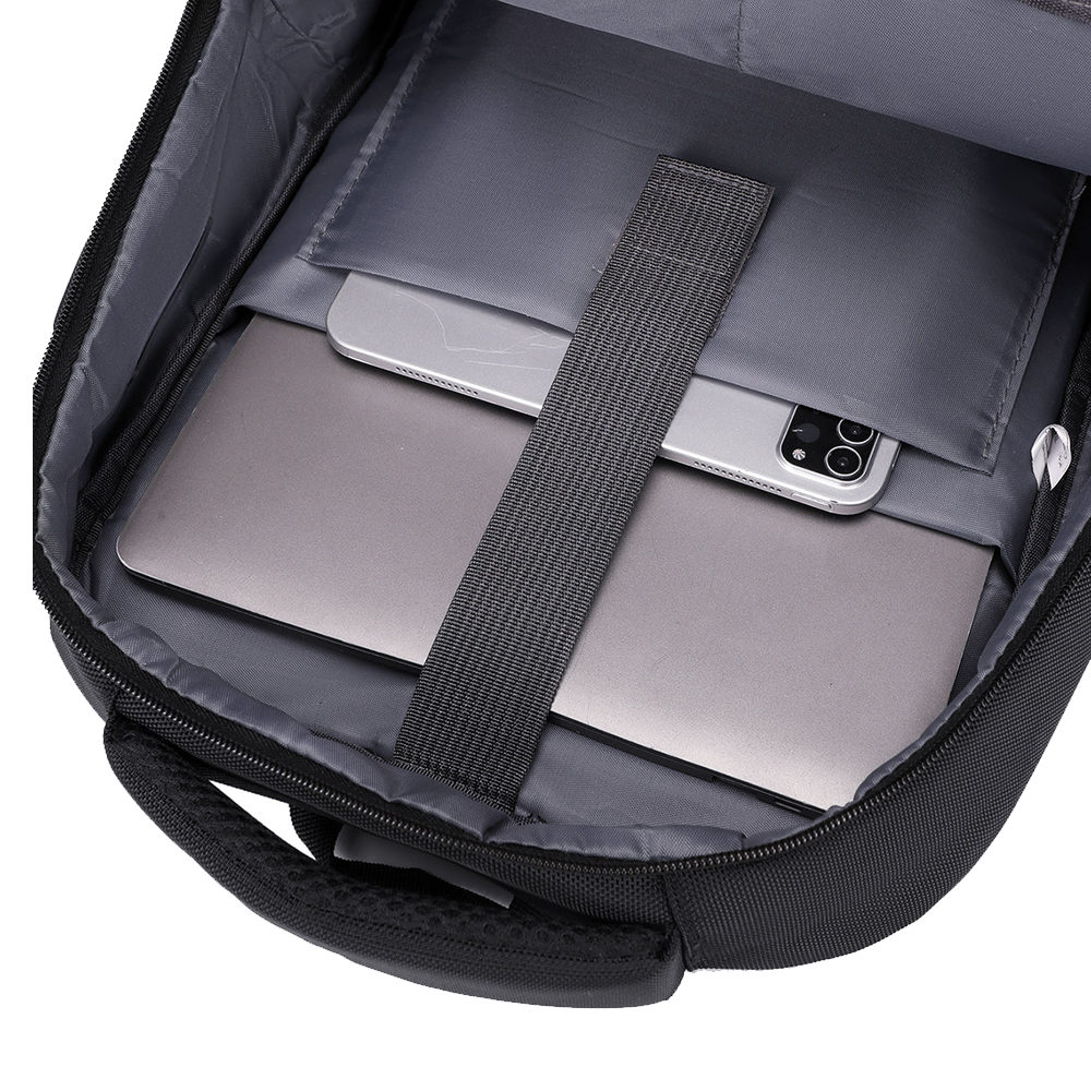 Rahala 503 15.6 Inch Laptop Backpack - Black