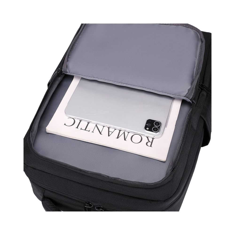 Rahala 503 15.6 Inch Laptop Backpack - Black