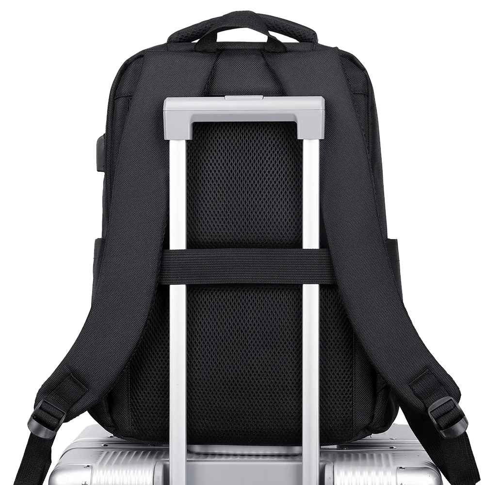 Rahala 503 15.6 Inch Laptop Backpack - Black