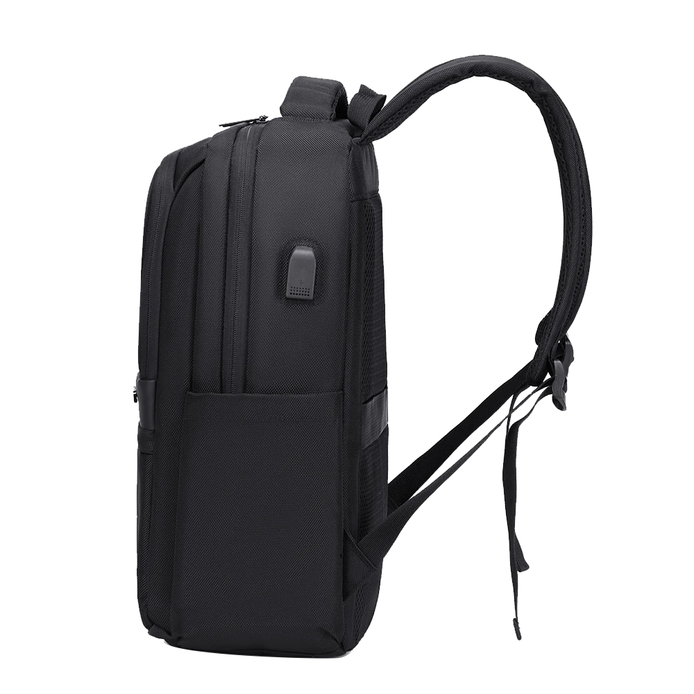 Rahala 503 15.6 Inch Laptop Backpack - Black