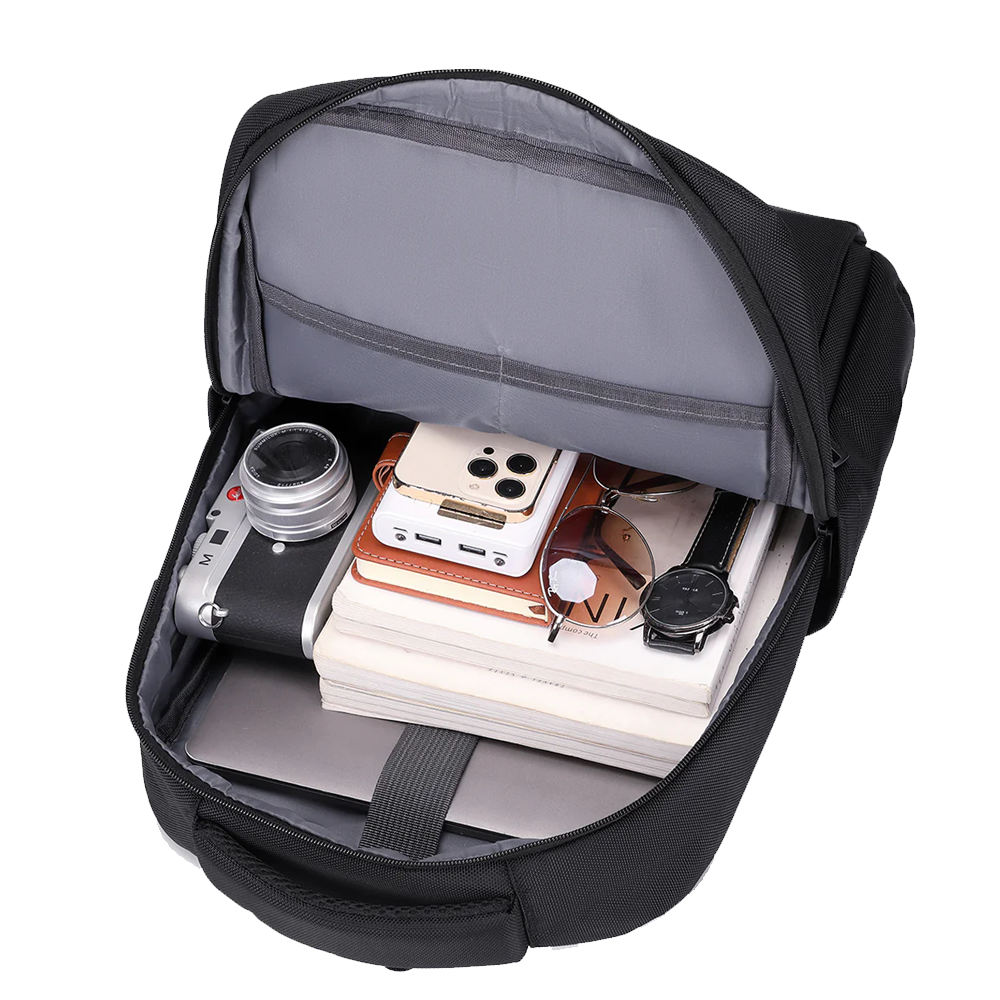 Rahala 503 15.6 Inch Laptop Backpack - Black