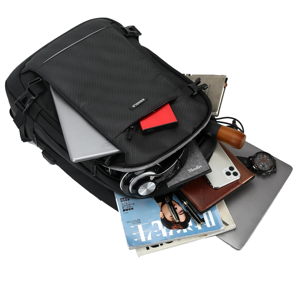 Rahala EF91M 15.6 Inch Laptop Backpack - Black