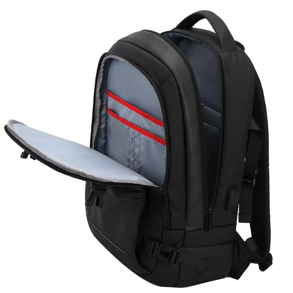 Rahala EF91M 15.6 Inch Laptop Backpack - Black