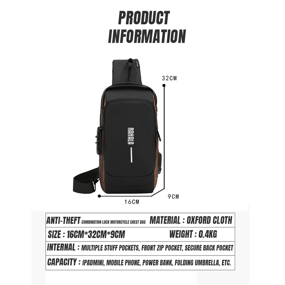 Rahala 950 Crossbody Bag - Black