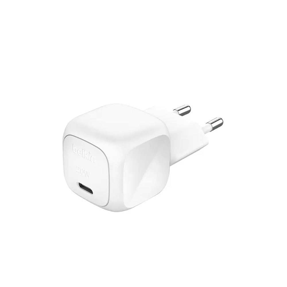 Belkin BoostCharge Compact Type-C 20W Wall Charger - White
