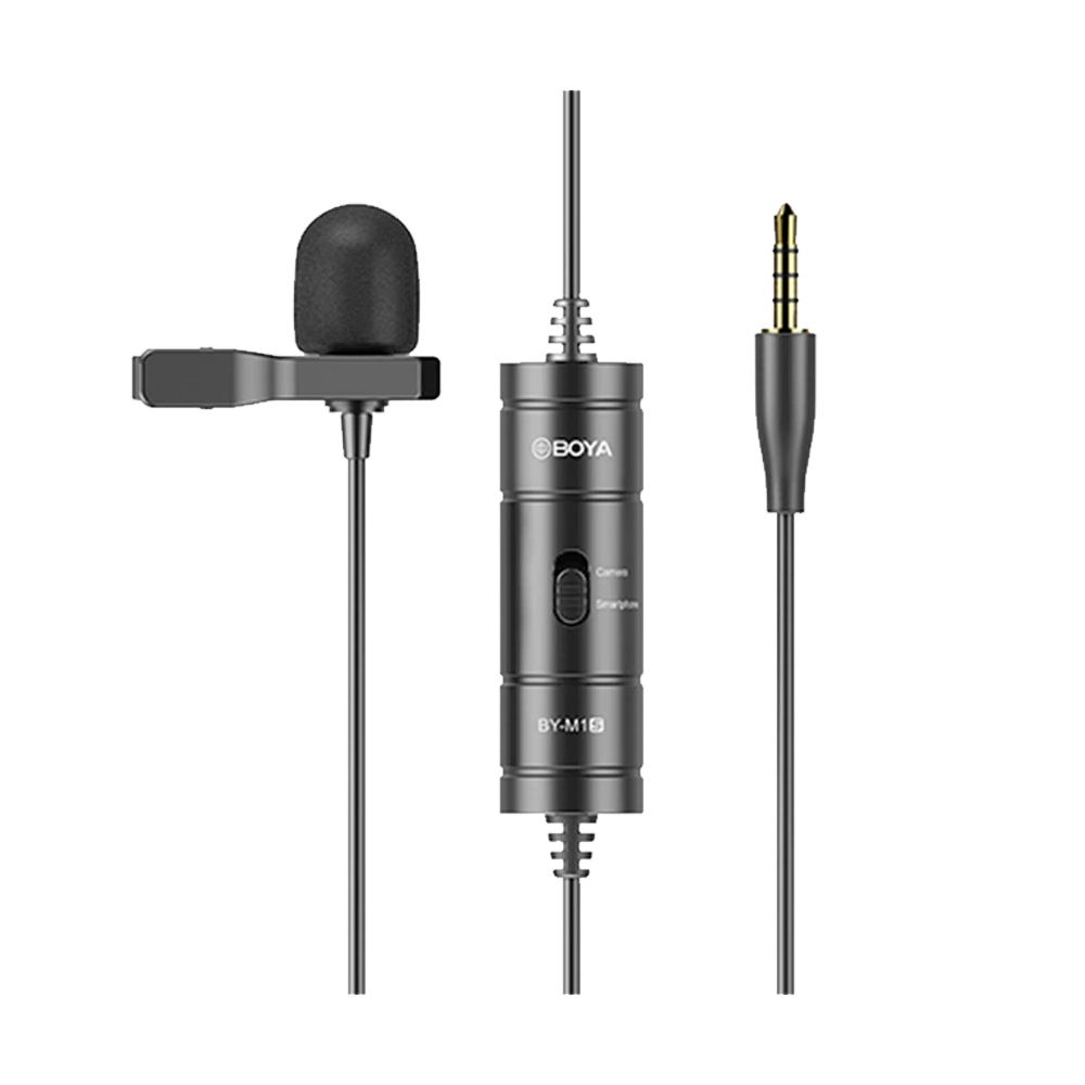 Boya BY-M1S Universal Lavalier 3.5mm Wired Microphone