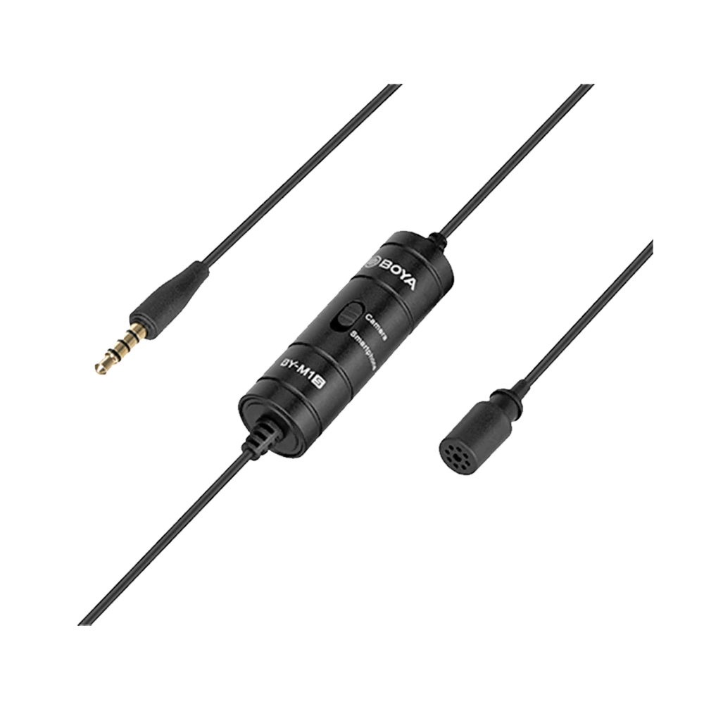 Boya BY-M1S Universal Lavalier 3.5mm Wired Microphone