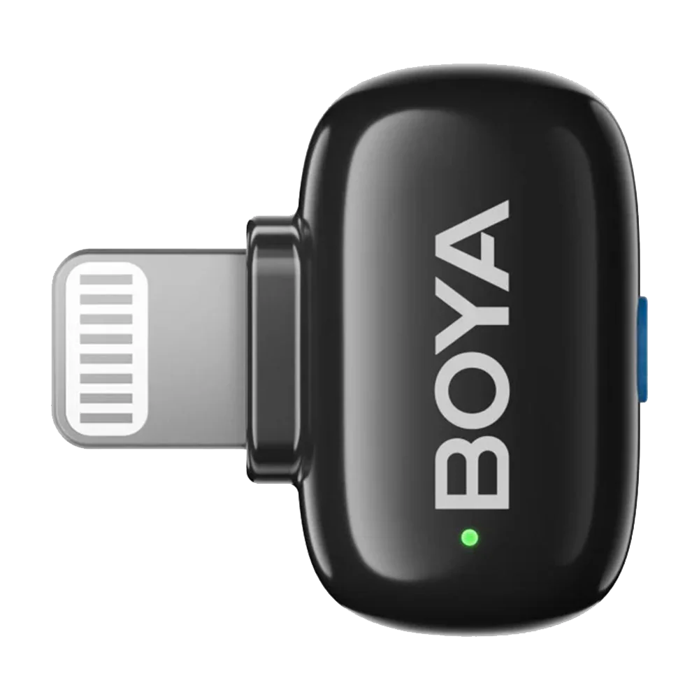Boya mini-12 2.4 GHz Dual (Lightning & Typ-C) Wireless Microphone With Charging Case