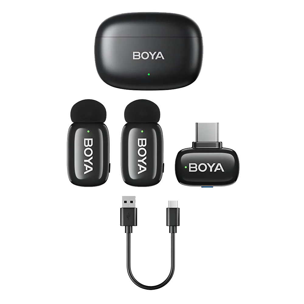Boya mini-14 2.4 GHz Dual Type-C Wireless Microphone With Charging Case