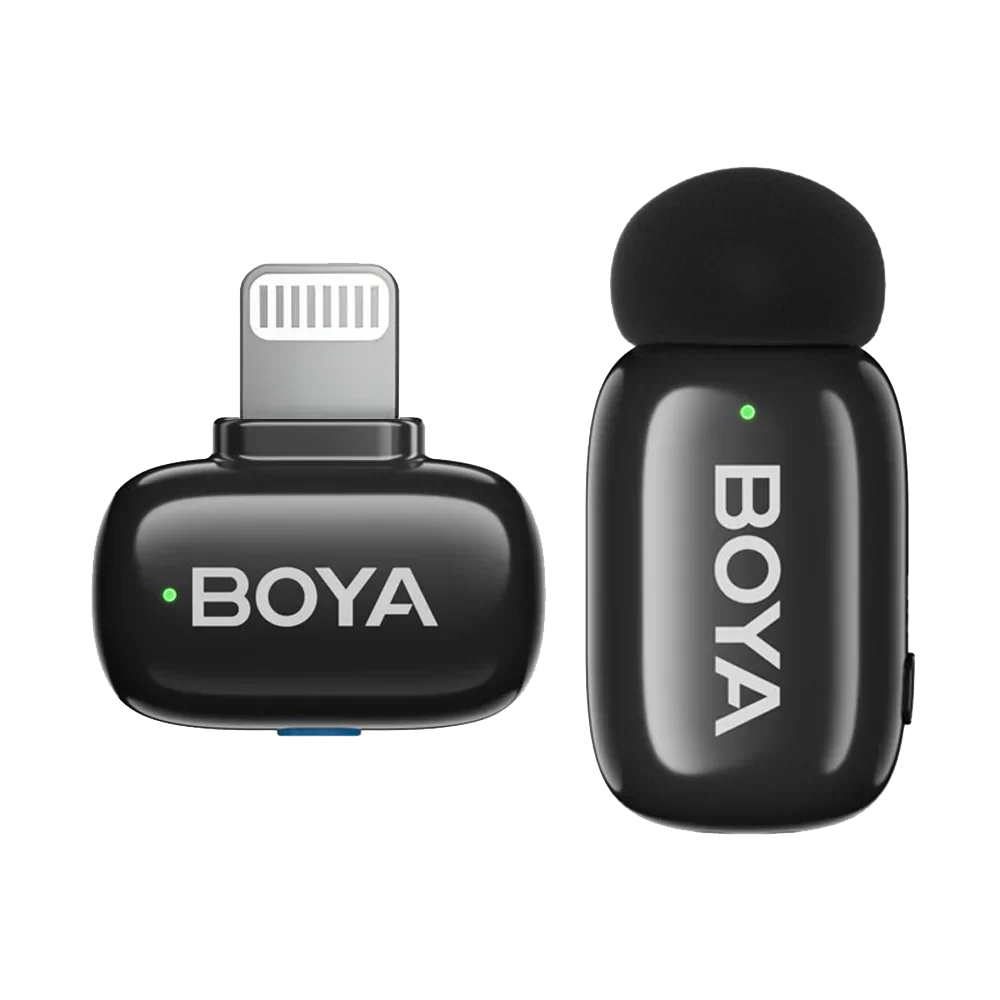 Boya Mini-16 Lightning 2.4GHz Wireless Microphone - Black
