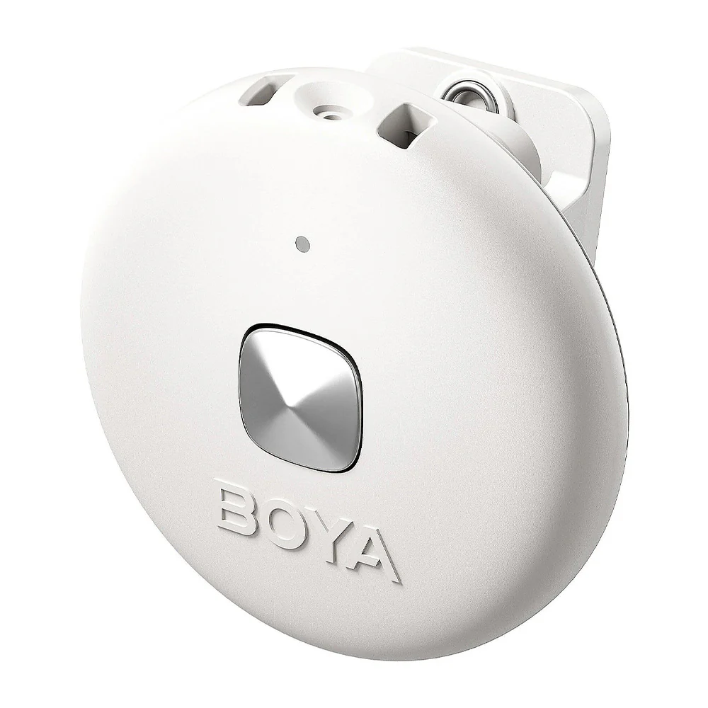 Boya OMIC-U Type-C 2.4GHz Dual Channel Wireless Microphone With Charging Case - White