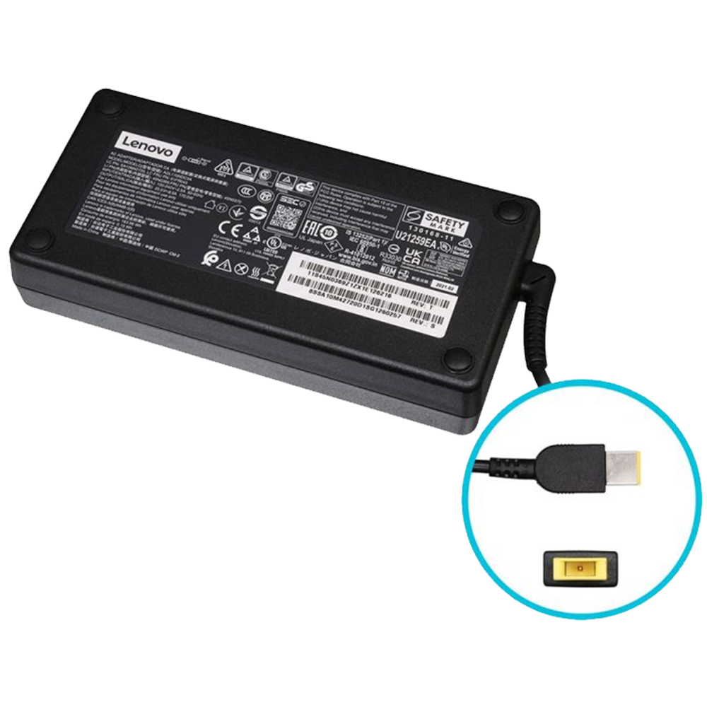Charger Laptop Lenovo 170W 20V 8.5A (USB)