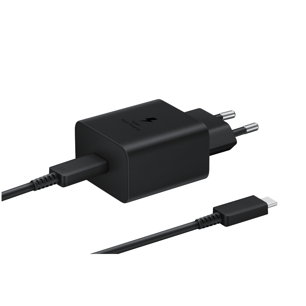Samsung EP-T4511XBEGGB 45W Type-C Adapter With Cable Type-C to Type-C (5A/1.8m) - Black