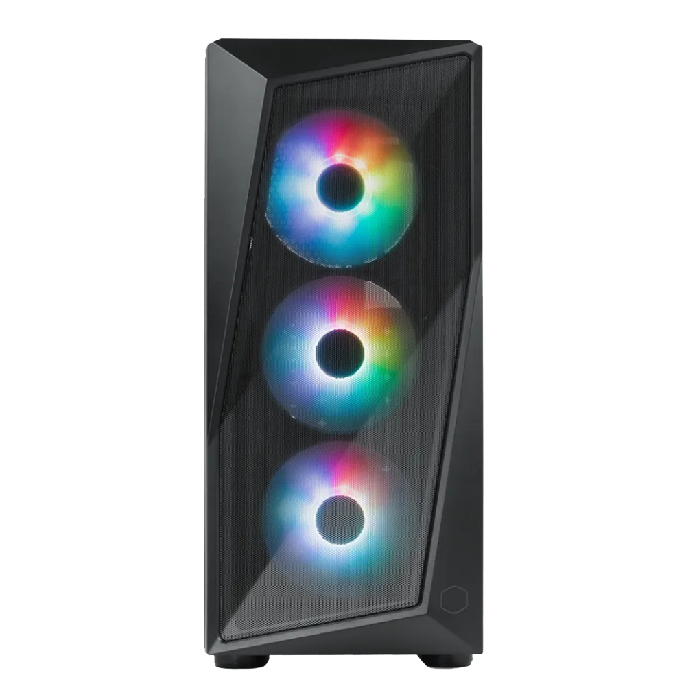Cooler Master CMP 520 ATX ARGB Mid Tower Case + Elite NEX PN600 230V 600W Power Supply