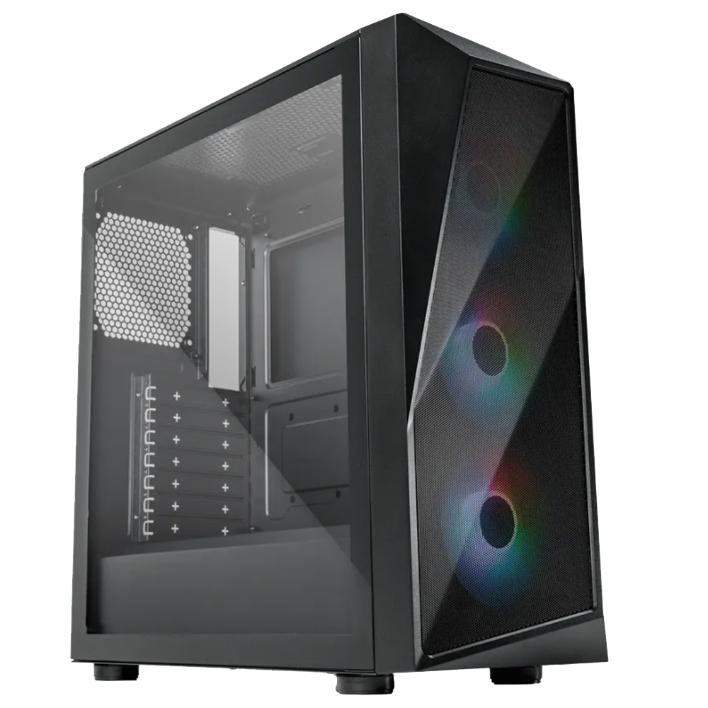 Cooler Master CMP 520 ATX ARGB Mid Tower Case + Elite NEX PN600 230V 600W Power Supply