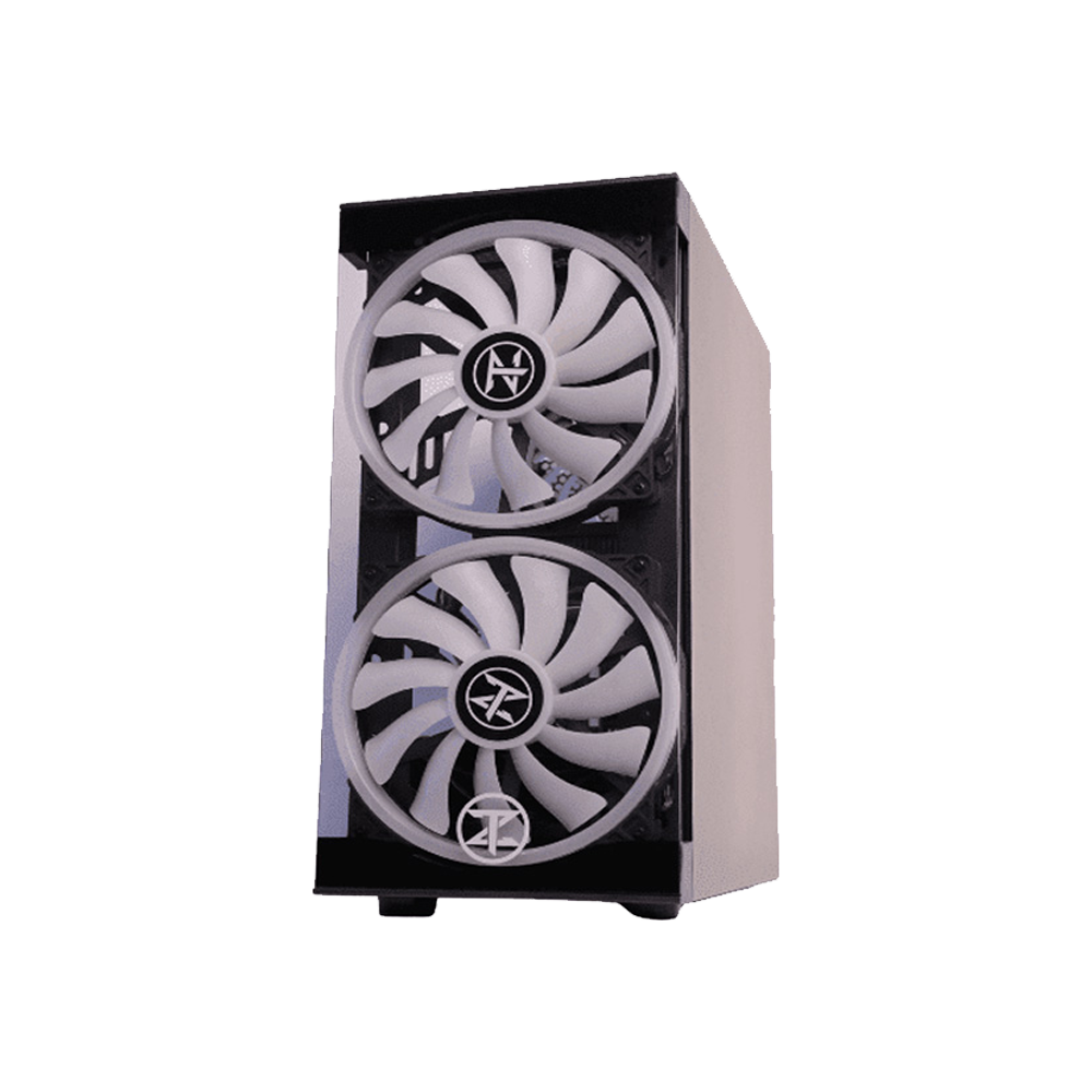 TechnoZone C500 Meleys RGB Mid Tower Case + 80 Plus 650W Power Supply