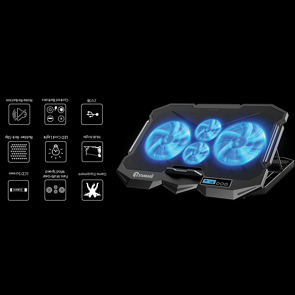 Standard ICE-04 Plus Gaming Laptop Cooling Pad