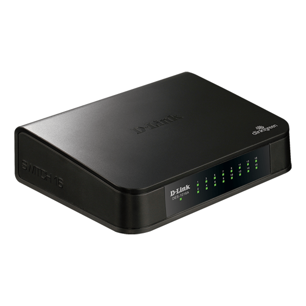 D-Link DES-1016A 16-Port 10/100Mbps Desktop Switch