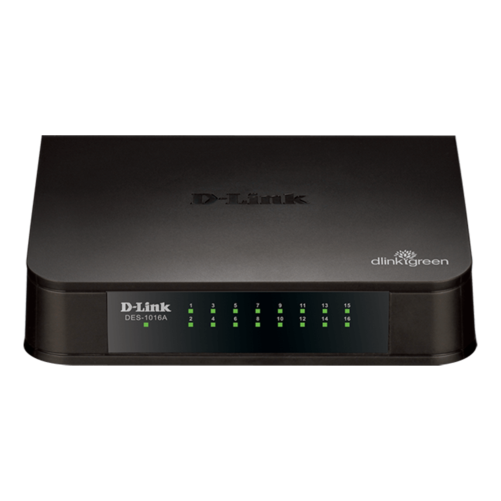 D-Link DES-1016A 16-Port 10/100Mbps Desktop Switch