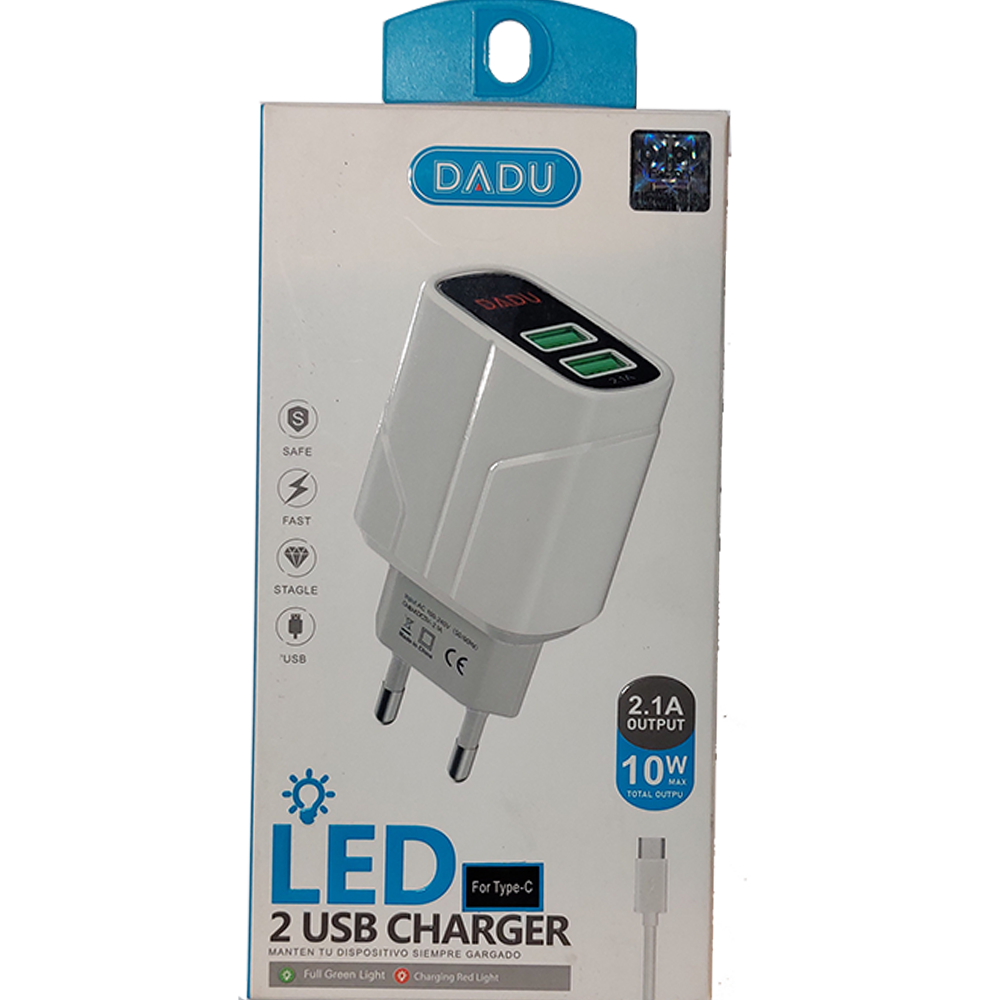 Charger Type-C Dadu Dc-193 (2USB 2.1A)