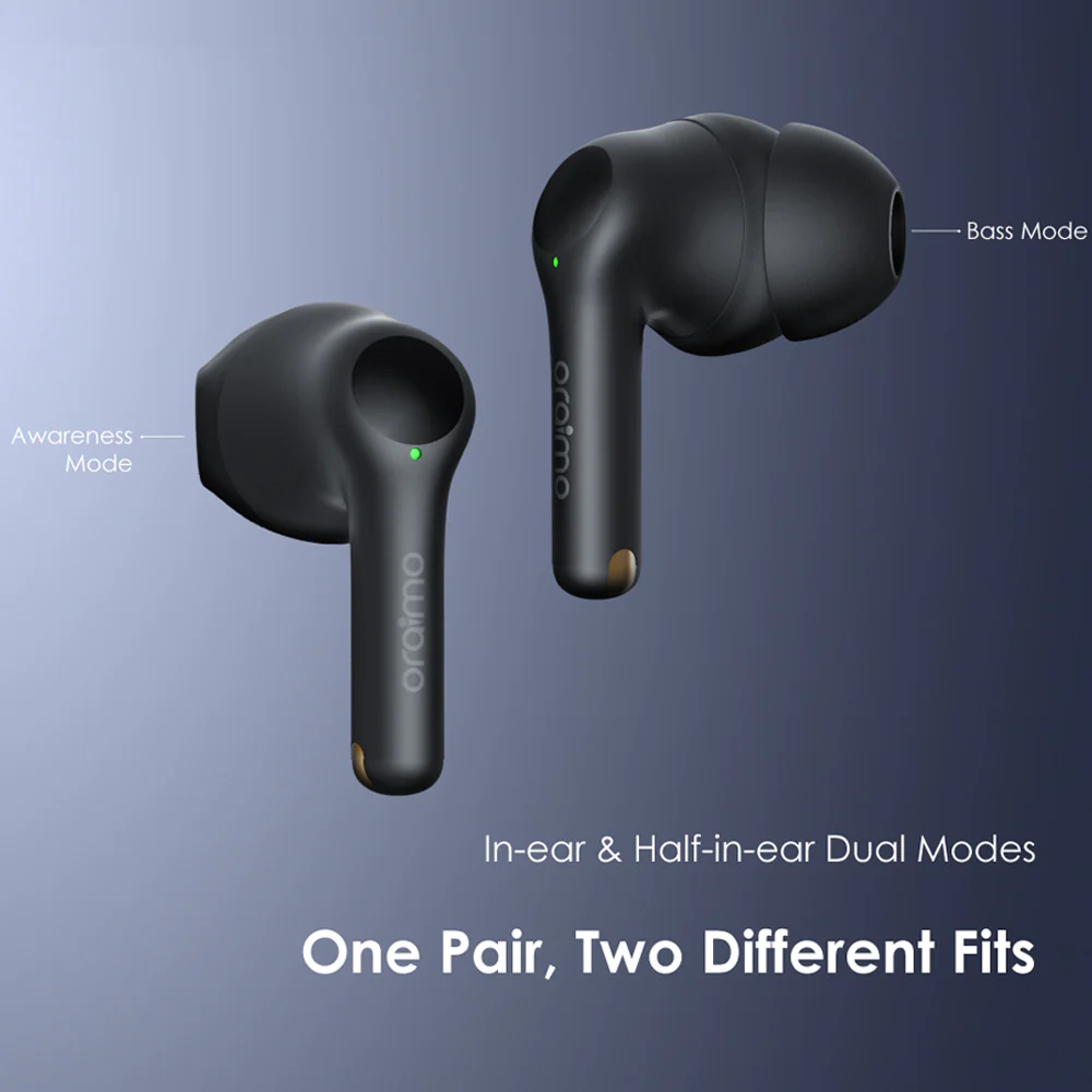 Oraimo FreePods 3C OEB-E104DC ENC Earbuds - Black