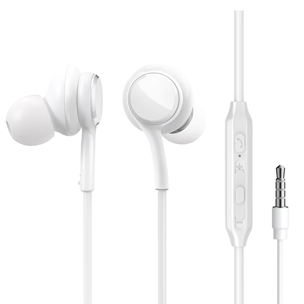 Earphone Wired Joyroom Jr-Ew02 (3.5Mm) - White