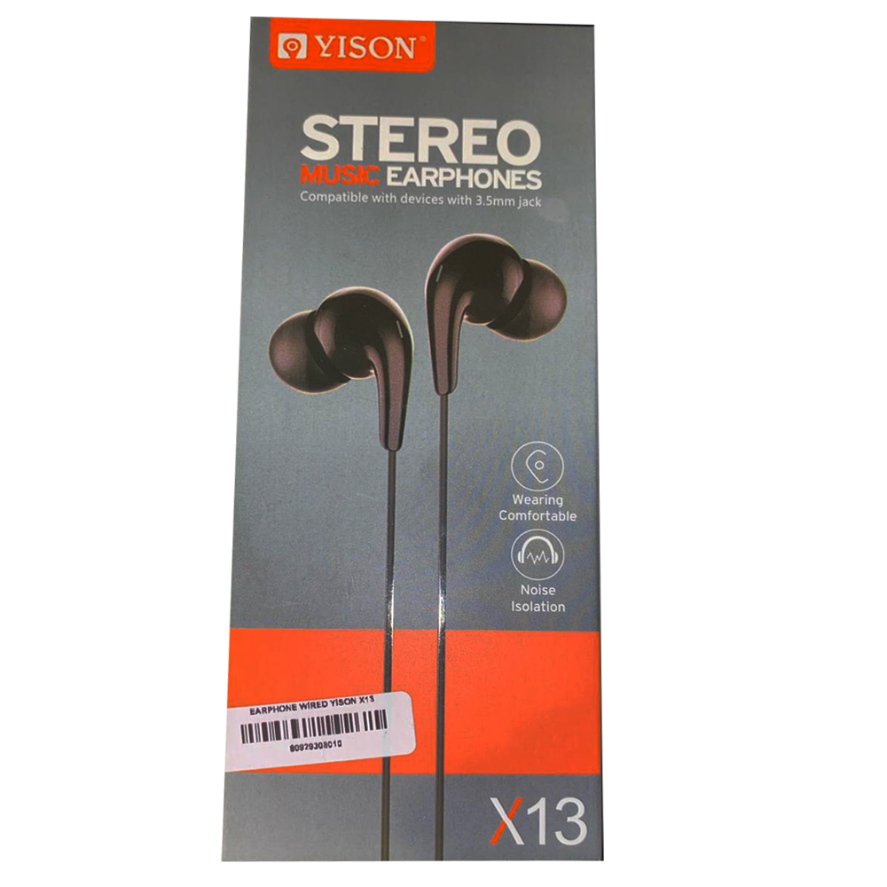 Earphone Wired Yison X13 (3.5mm)