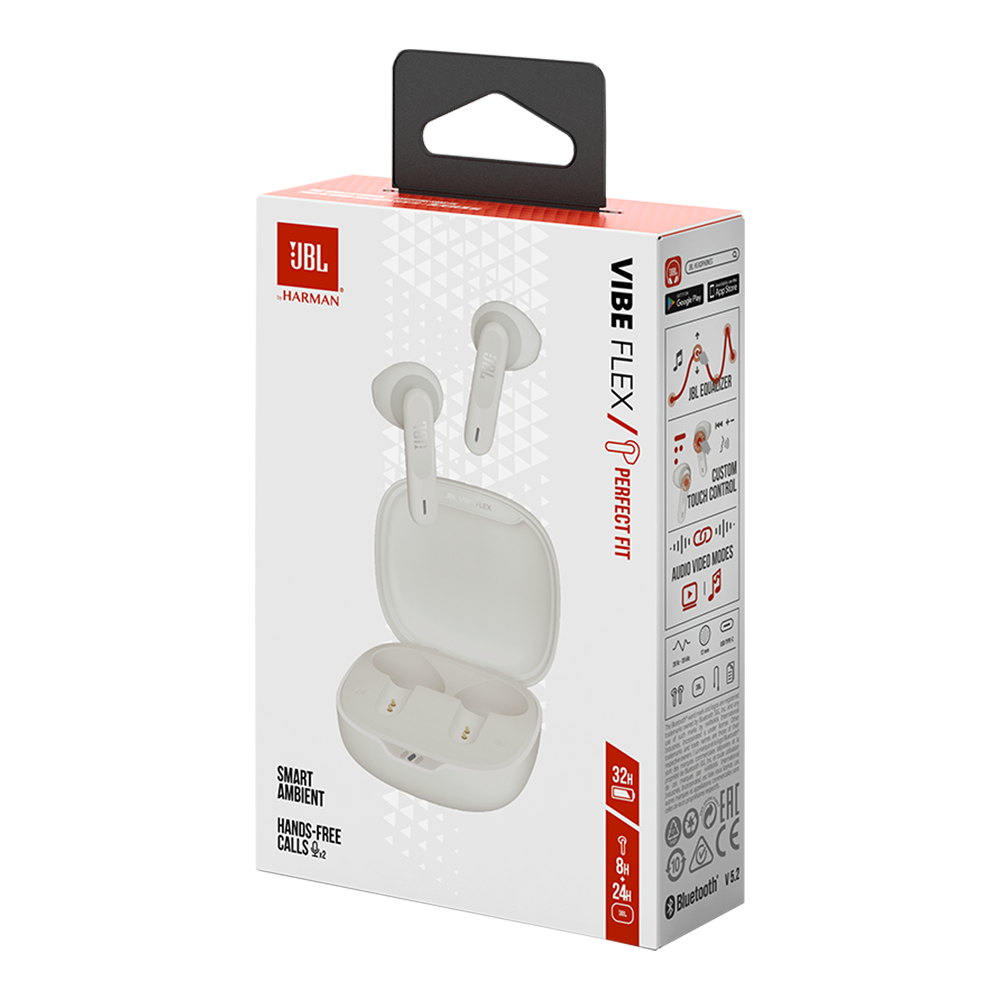 JBL Vibe Flex True Wireless Earbuds - White