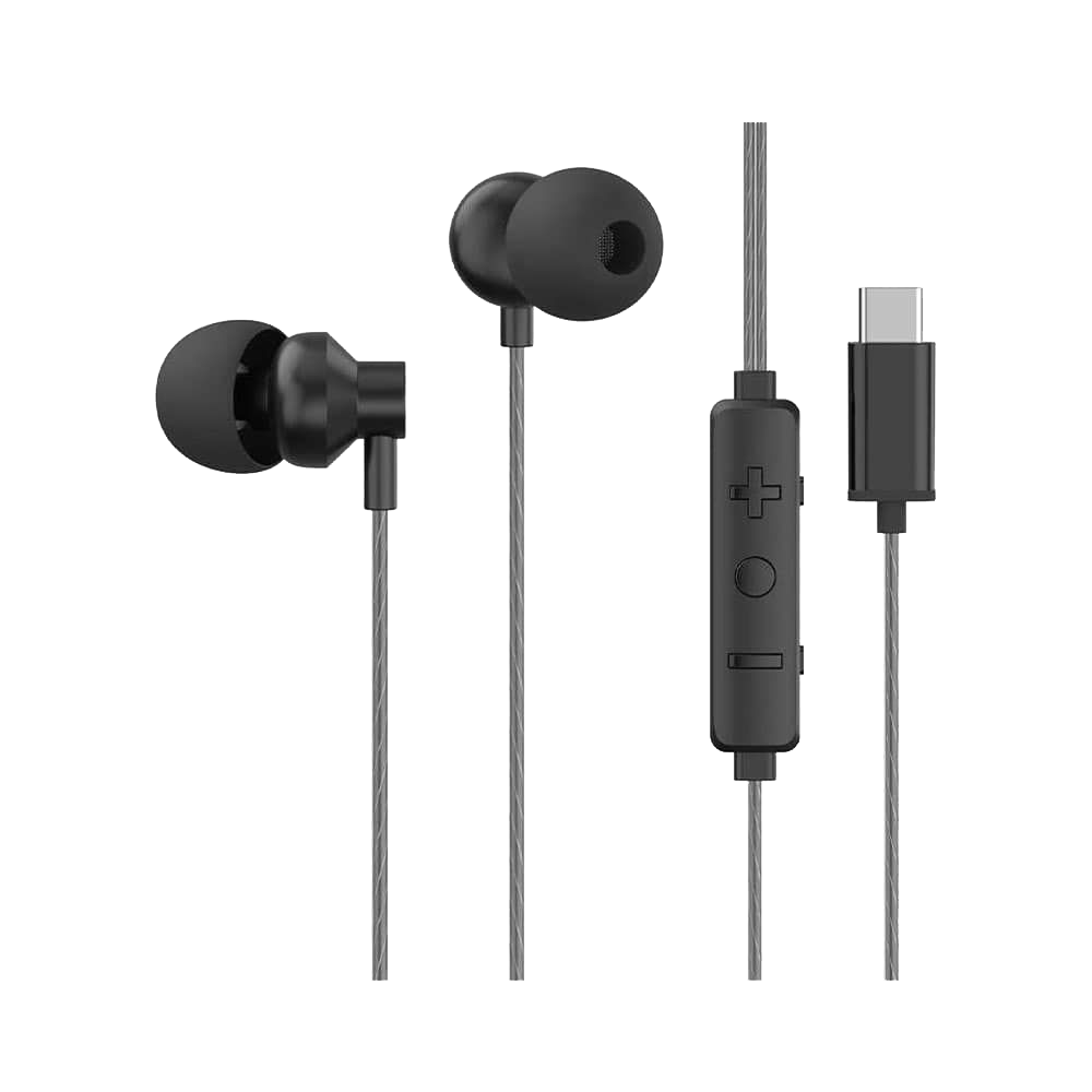 Earphone Wired HP DHH-1127 (Type-C) - Black