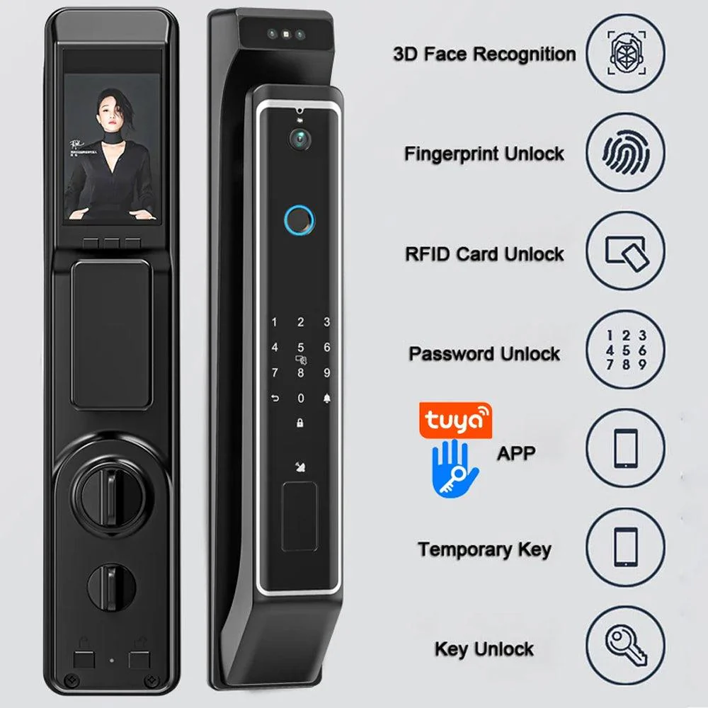 Elite Sec Source Smart Fingerprint Password Lock EL650 - Black