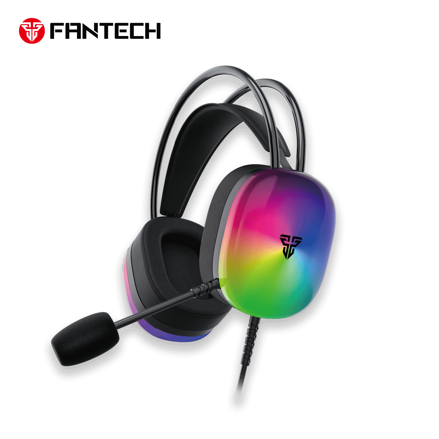 Fantech Aurora HG29 RGB Gaming Headphone (USB 7.1) - Black