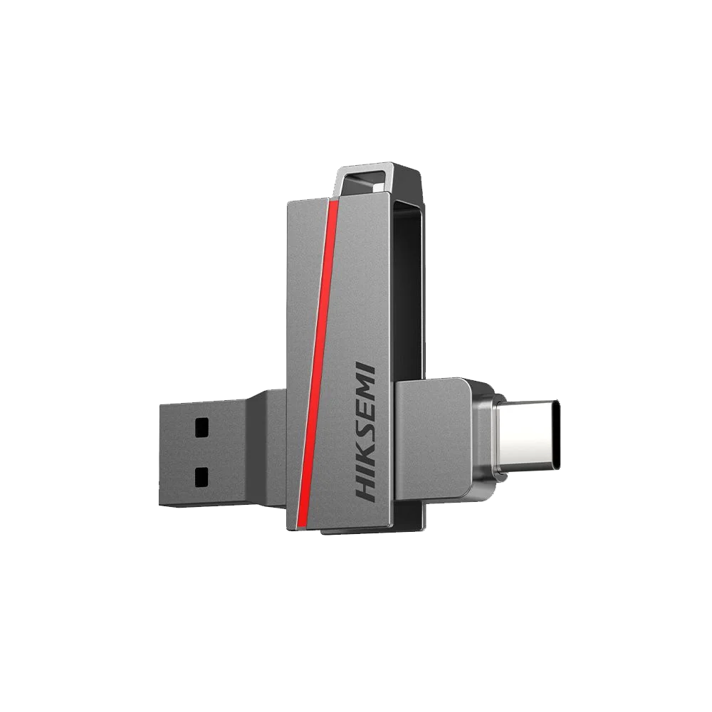 Flash Memory Hiksemi E307C Dual Slim OTG Type-C 256G USB 3.2