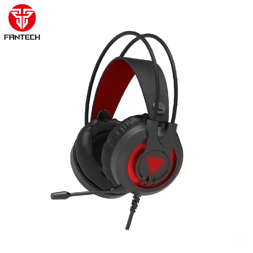 Fantech Chieff II HG20 RGB Gaming Headphone (3.5mmx2-USB) - Black