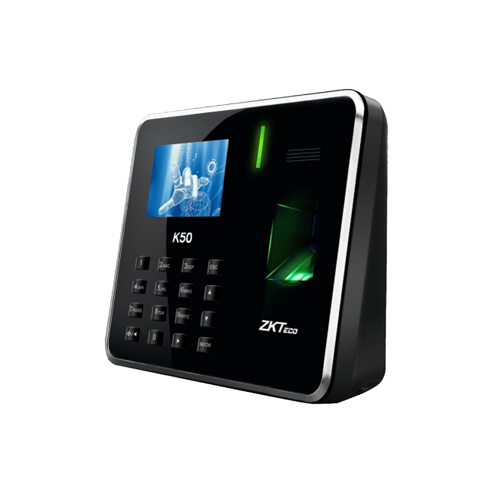 Zkteco K50 Pro Finger Print (USB - Lan - Card - Internal Battery)