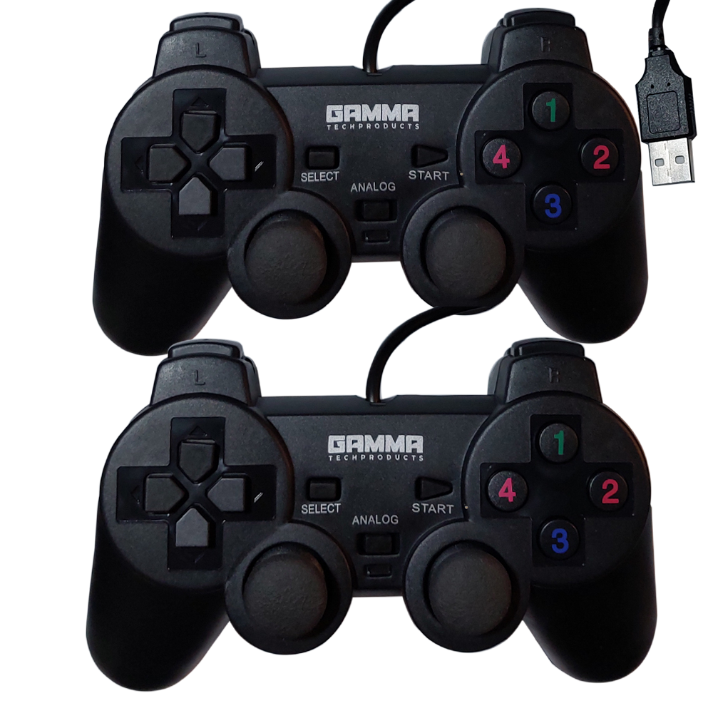 Gamepad Double Analog Gamma Gt-201