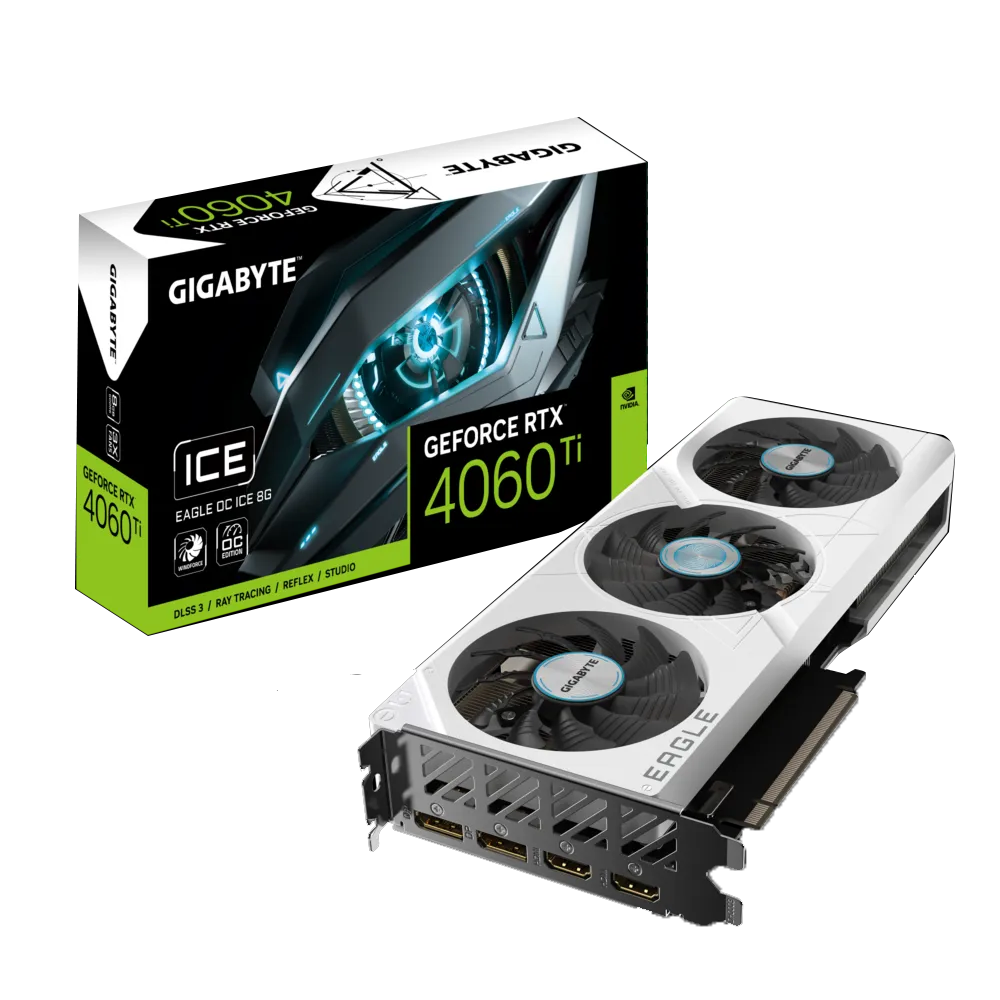 Gigabyte GeForce RTX 4060 Ti Eagle OC Ice 8G GDDR6 Graphics Card