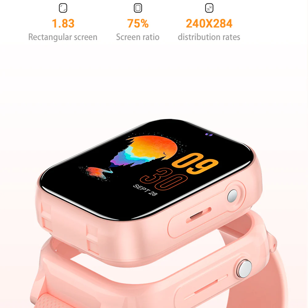 General GW29 Kids 4G Smart Watch - Pink