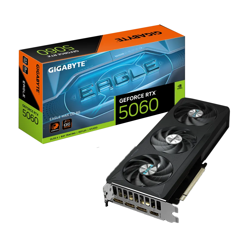 Gigabyte GeForce RTX 5060 Eagle Max OC 8G GDDR7 Graphics Card