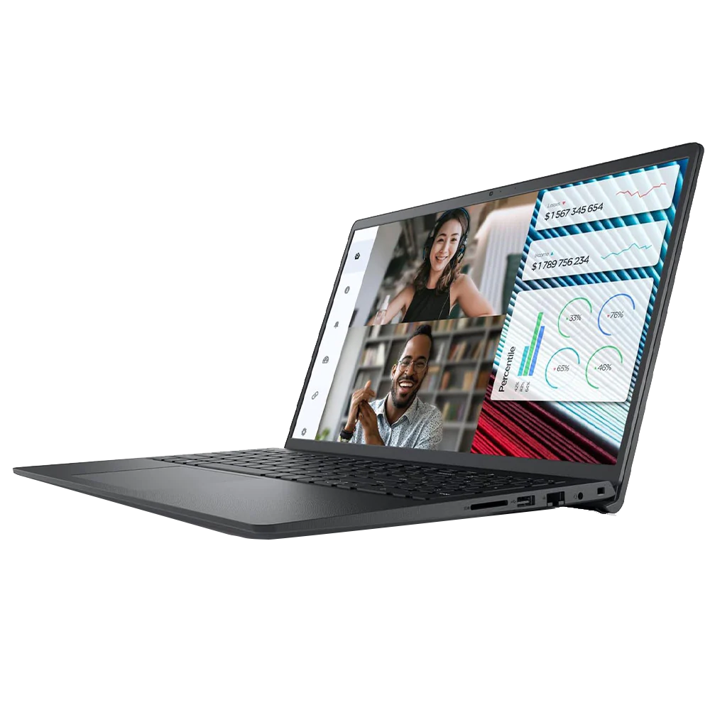 Dell Vostro 3530 Laptop (Intel Core i7/1355U - 8GB DDR4 - 512GB M.2 NVMe - Intel UHD Graphics - 15.6 Inch FHD 120Hz) - Carbon Black
