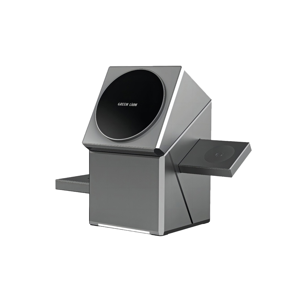 Green Lion 3 in 1 15W Magsafe Magnetic Wireless Charger - Gray