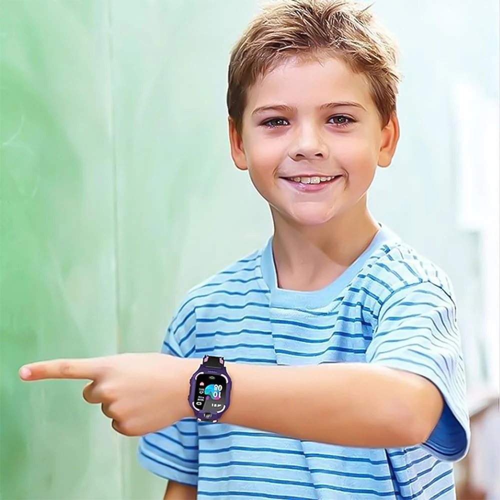 Green Lion Series-5 2G Kids Smart Watch - Purple