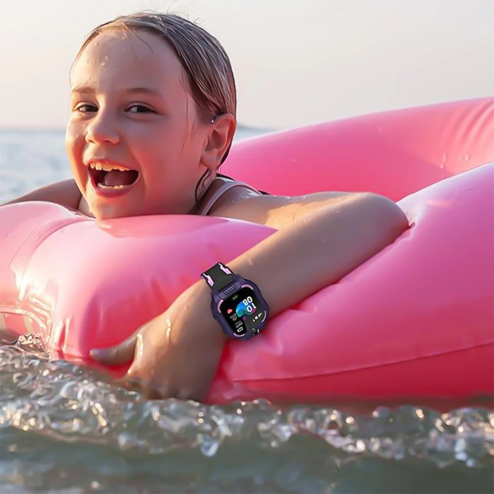 Green Lion Series-5 2G Kids Smart Watch - Purple