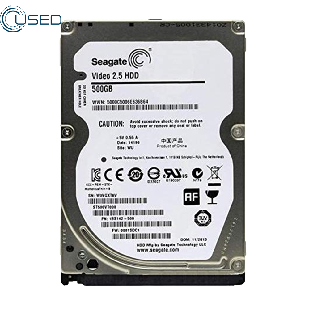 Seagate 500GB 2.5 Inch Internal Laptop HDD (Original Used)