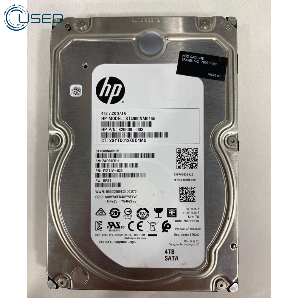 HDD Internal PC 3.5 Inch 4T (Original Used)