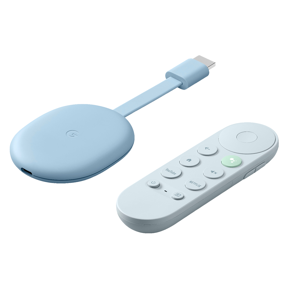 HDMI Chromecast Google 4K Ga01923-Us - Sky Blue