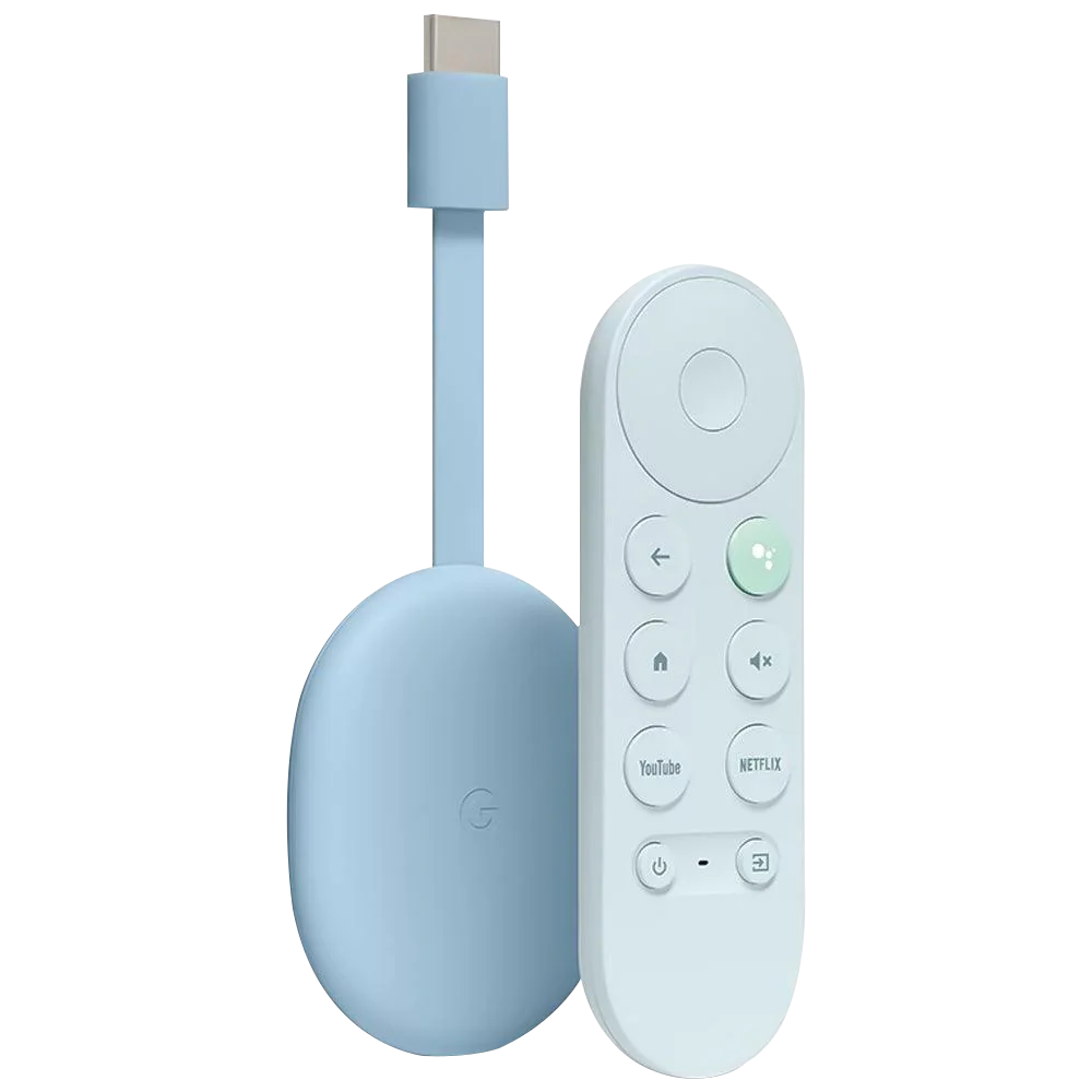 HDMI Chromecast Google 4K Ga01923-Us - Sky Blue