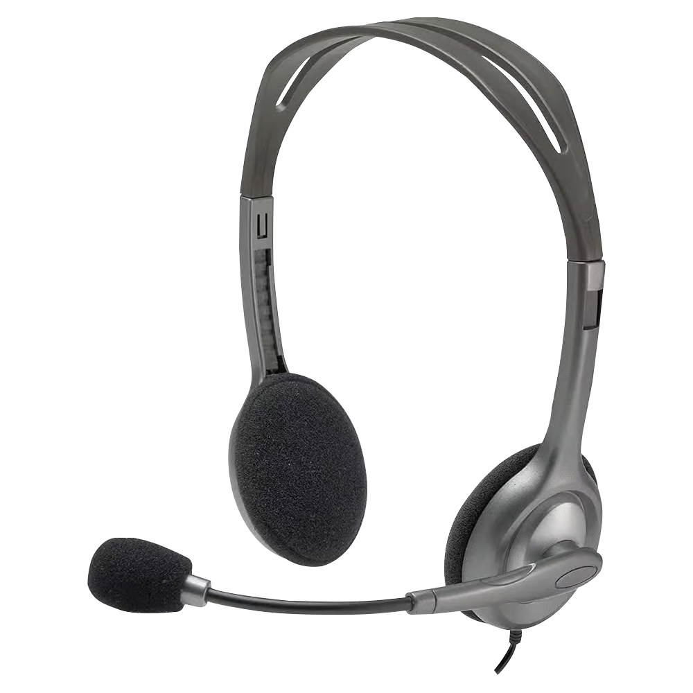 Headphone Wired Logitech H111 (One Socket)