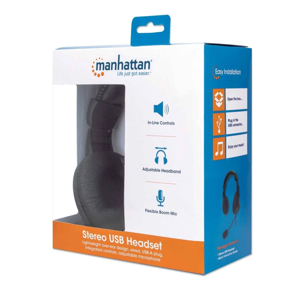 Headphone Wired Manhattan HP357 (USB 2.1)