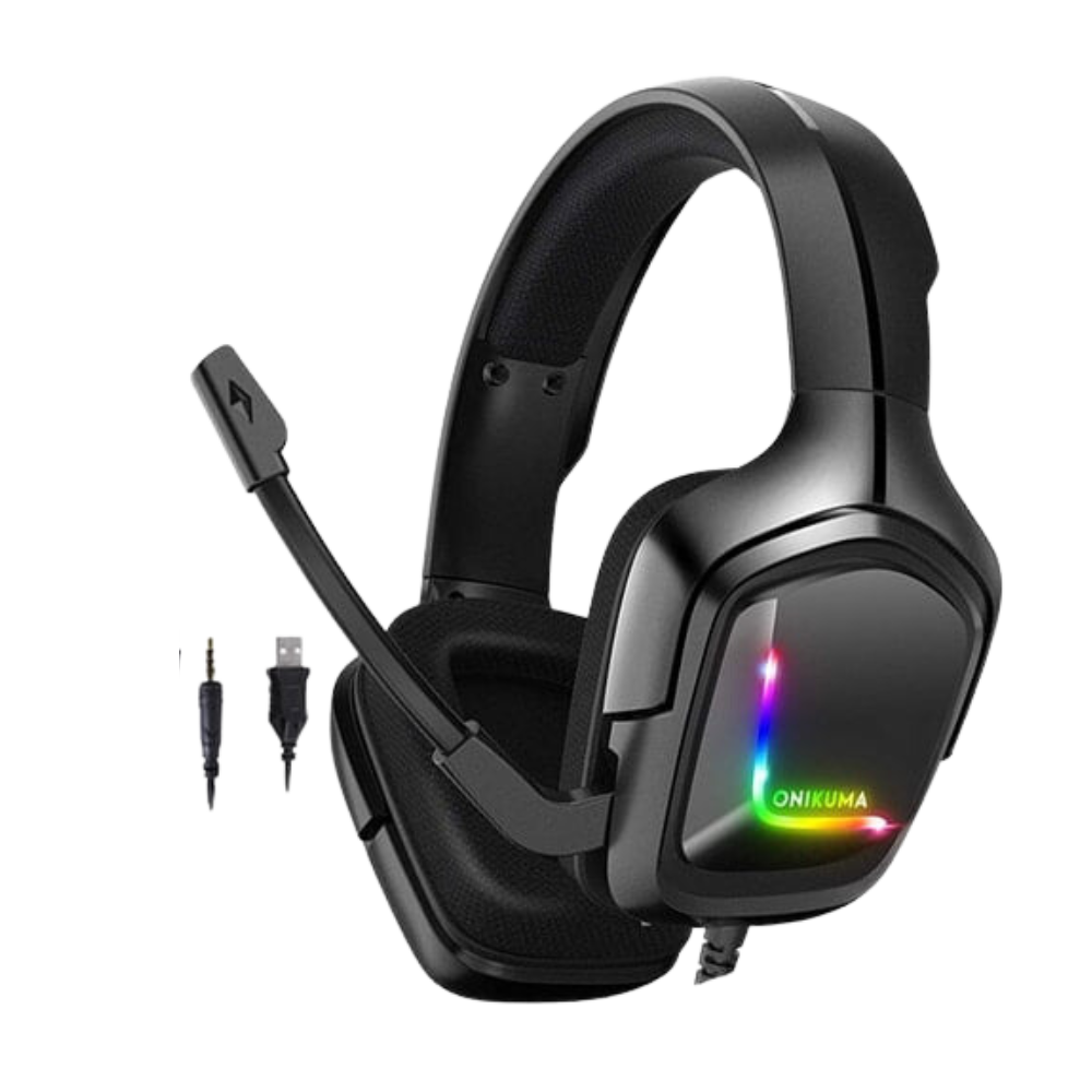 Headphone Wired Onikuma K20 (One Socket With Convert + USB)