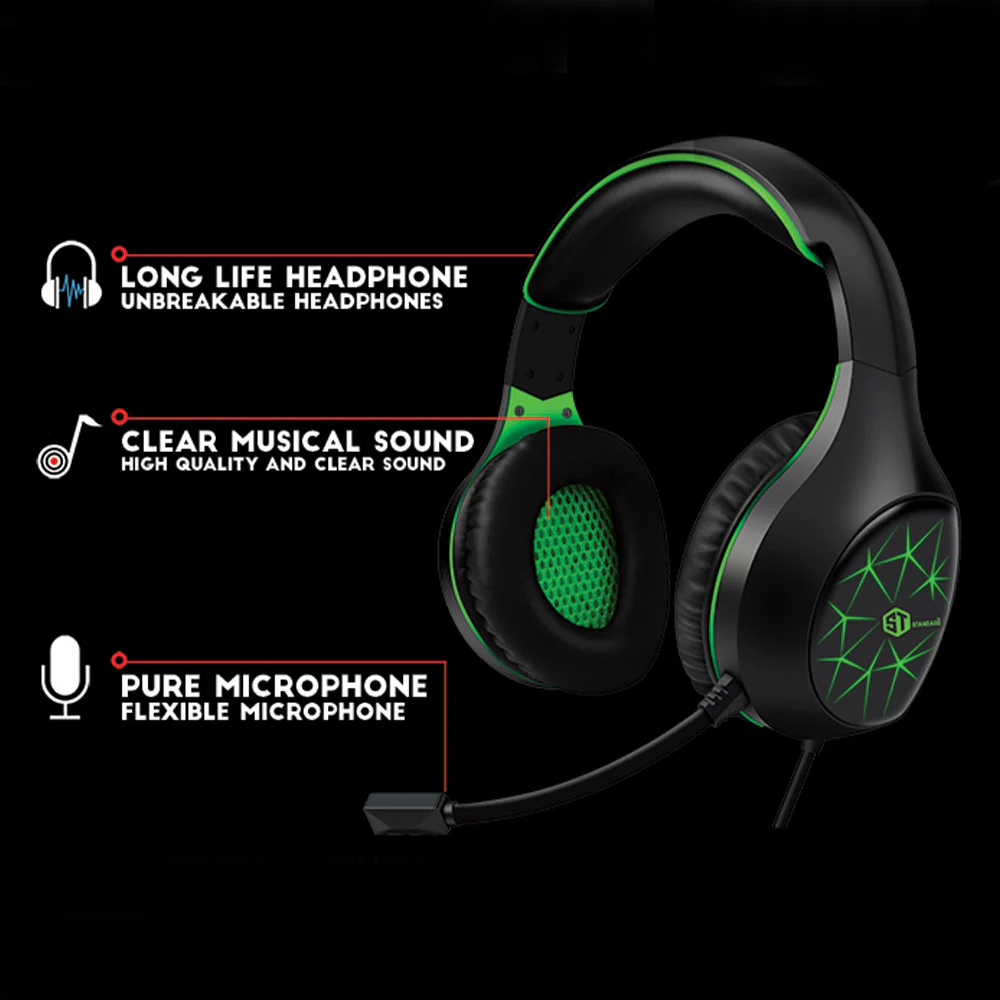 Headphone Wired Standard GM-2100ENC (USB 7.1)